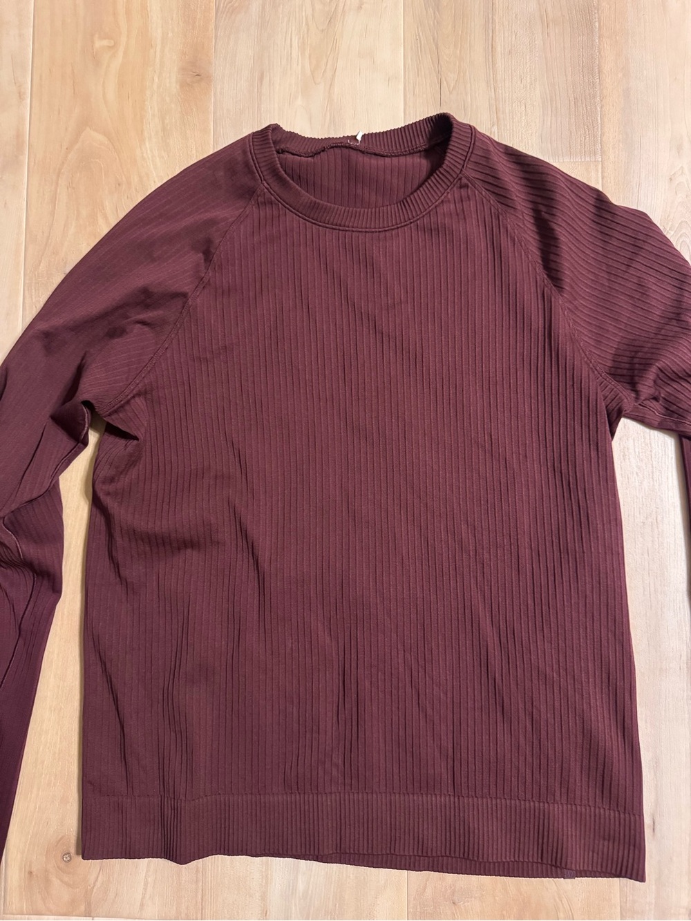 Lululemon Rest Less Pullover in Rib Garnet - Picture 9 of 11